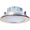 Amax Lighting Amax Lighting 6" Round LED Veloce Recess Down Light, 15W, 120V, 3000K, Nickel LED-SR6P/NKL